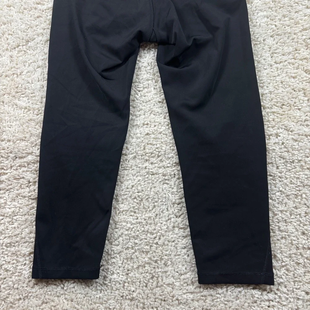 Ivy Park Leggings Womens Size M Black Logo Waistband Activewear 29L13JBLK